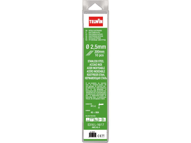 Bilde av Sveiseelektrode rustfri Ø2,5 mm 10pk