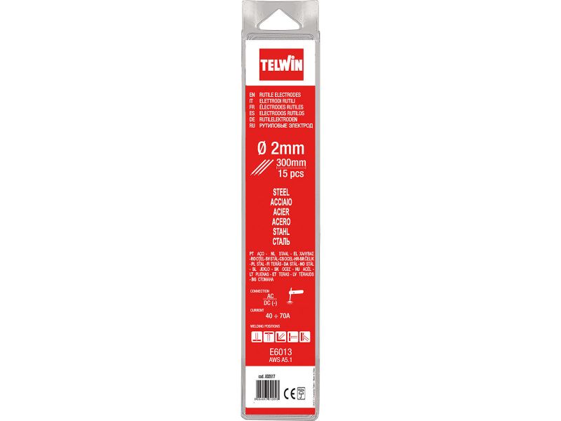 Bilde av Sveiseelektrode rutil Ø2,0 mm 15pk