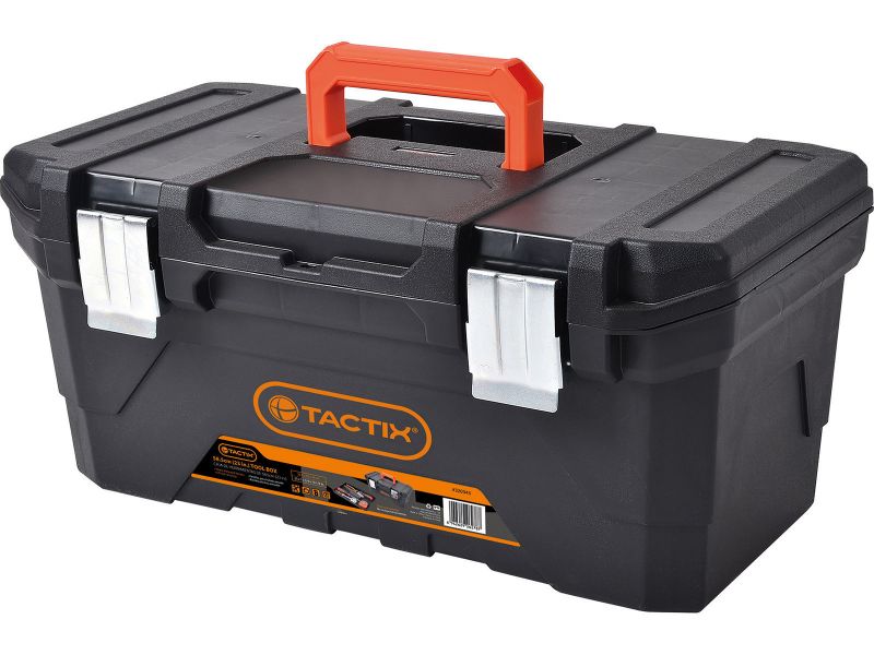 Bilde av * Verktøykasse plast 58,5 cm stålhaspe