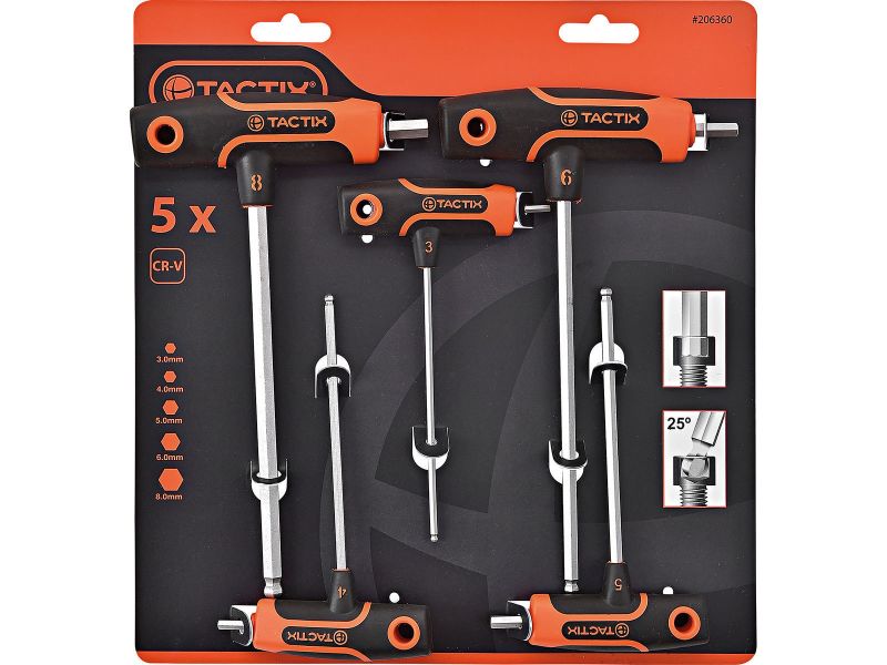 Bilde av Sekskantnøkkelsett 5 deler