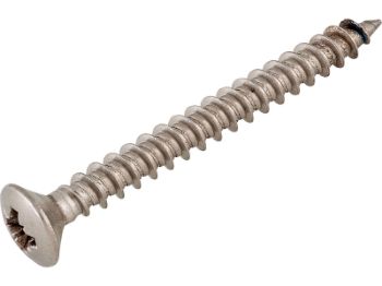 Bilde av Treskrue rustfri linsehode