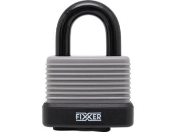 Bilde av Hengelås aluminium plastbelagt grå herdet bøyle