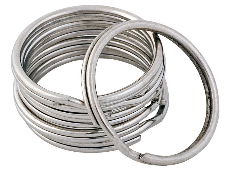 Bilde av Nøkkelring forniklet Ø25mm 6 stk.