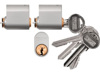 Bilde av Sylinder 75537 krom matt likelåsende 2 stk.