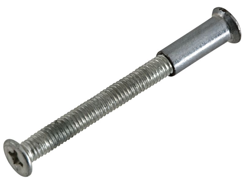 Bilde av Skiltskrue forniklet 4x40/4x15mm 2 stk.