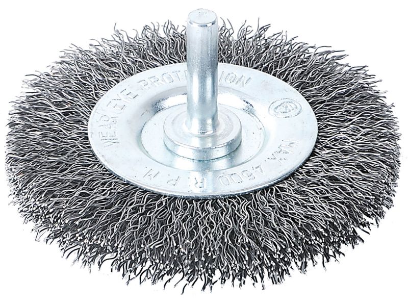 Bilde av Stålbørste sirkulær 6 mm akseltapp