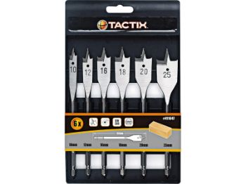 Bilde av Borsett flatbor tre 6 deler 10-25 mm