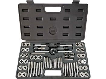 Bilde av Gjengeverktøysett 60 deler metrisk/SAE