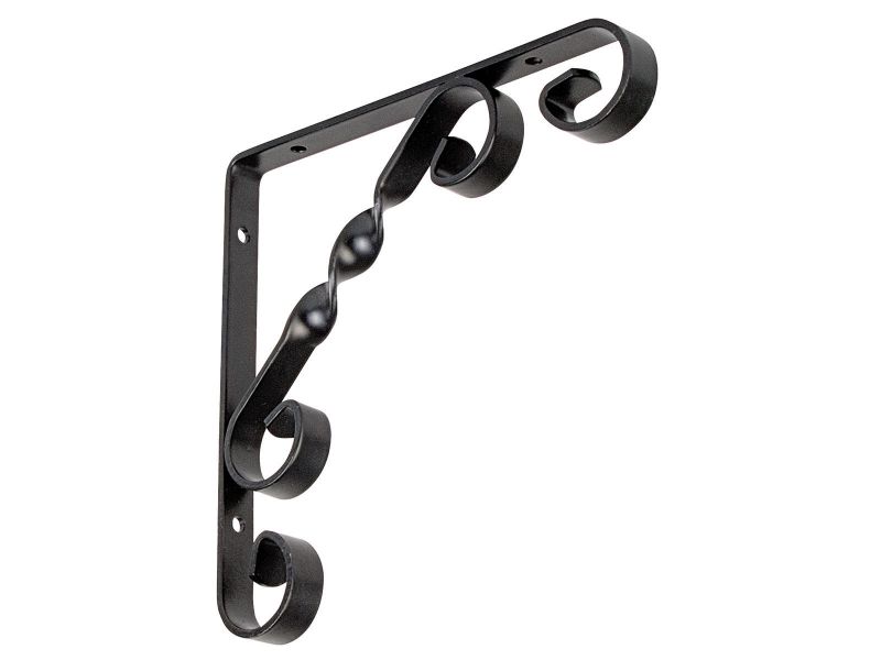 Bilde av Hyllevinkel stål/svart