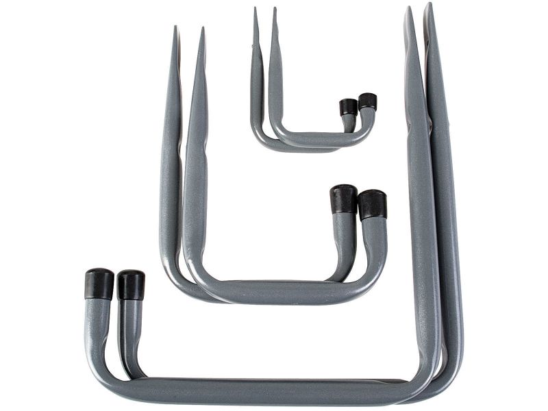 Bilde av Opphengskroker sett stål/grå 6 stk.