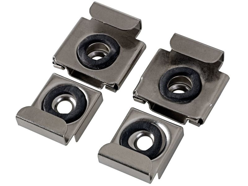 Bilde av Speilklemmesett med fjær rustfritt 21x27mm