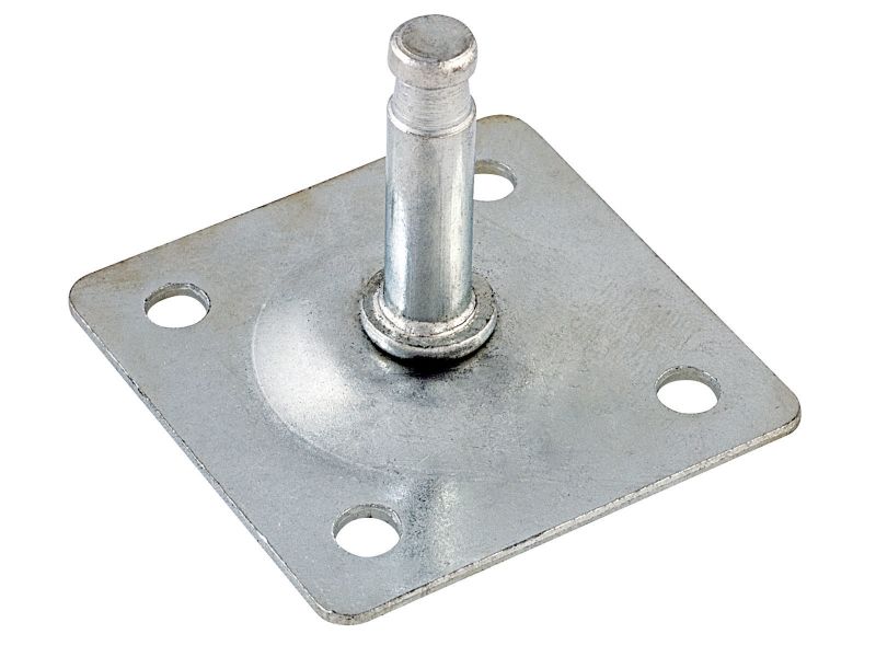 Bilde av Plate f/møbelhjul elforsinket Ø7 38x38mm 4 stk.