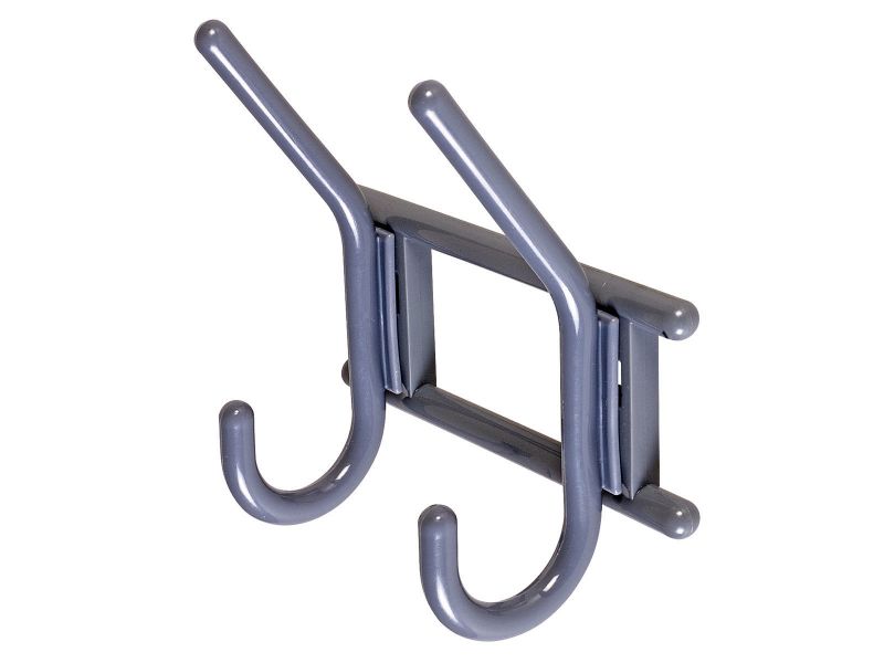 Bilde av Knaggrekke - 2 plast/grå 156x146mm