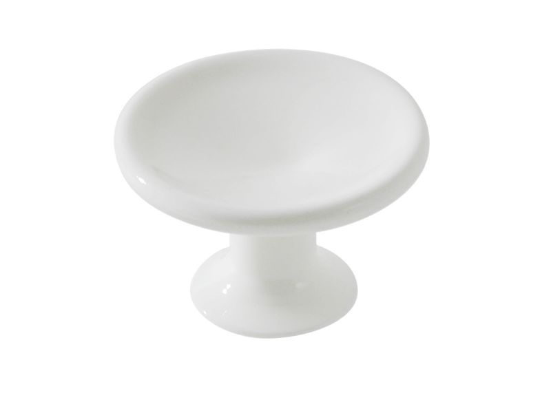 Bilde av Knopp F1006 plast/hvit 40mm