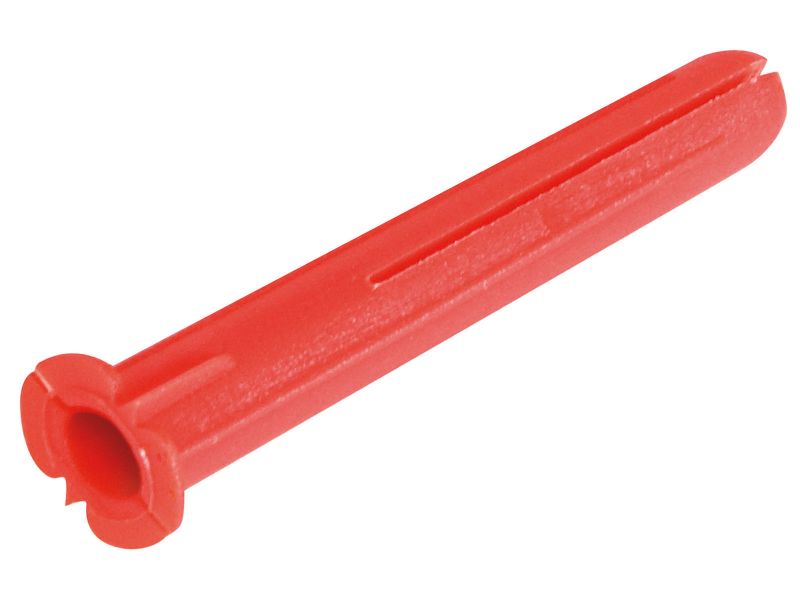 Bilde av Universalplugg plast rød 35mm 10 stk.