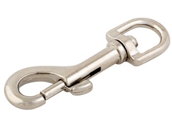 Bilde av Karabinkrok m/svivel forniklet 79mm