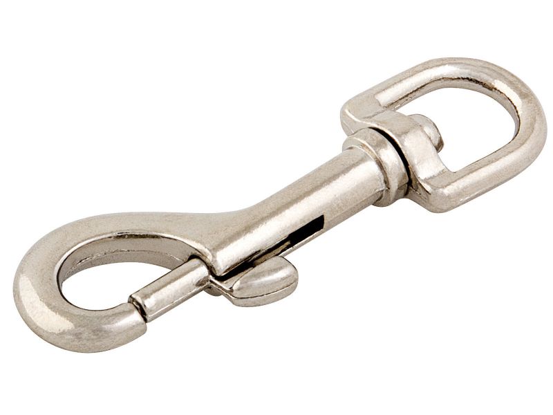 Bilde av Karabinkrok m/svivel forniklet 79mm