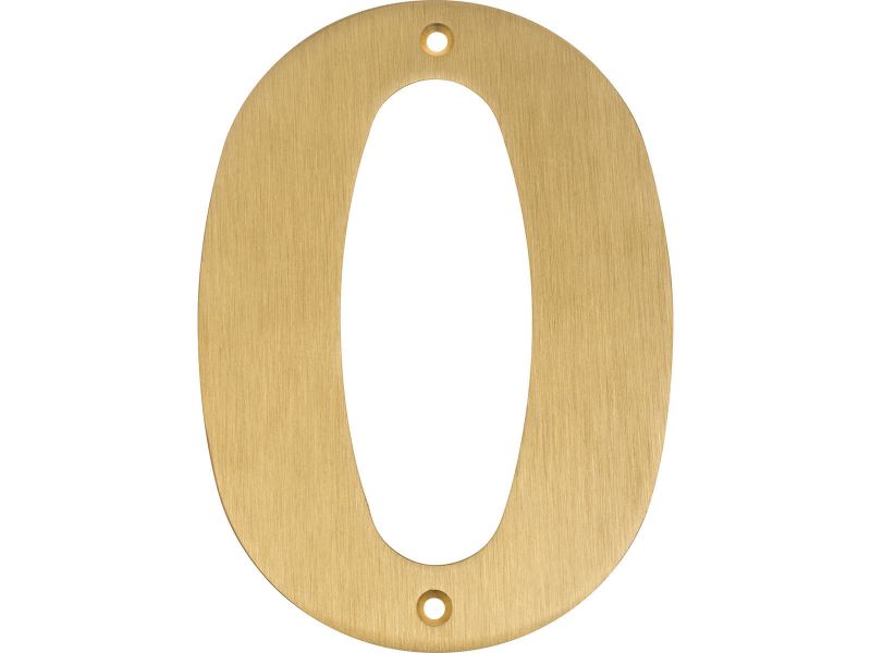 Bilde av Husnummer messing matt 150mm