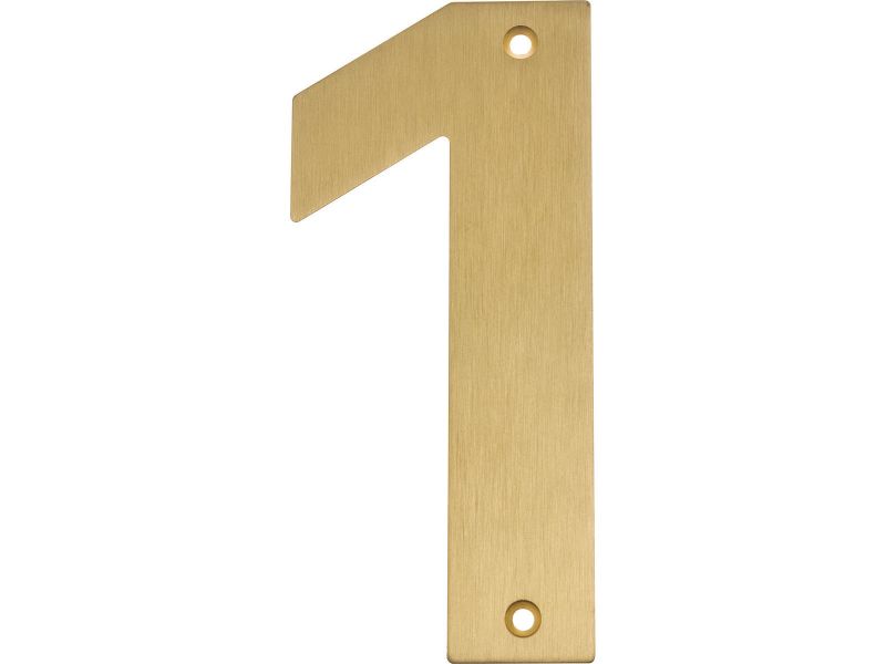 Bilde av Husnummer messing matt 150mm
