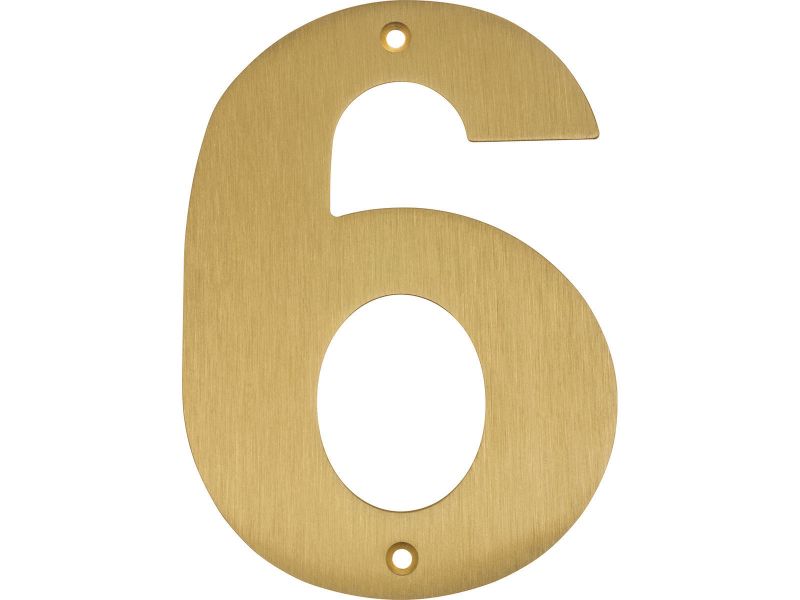 Bilde av Husnummer messing matt 150mm