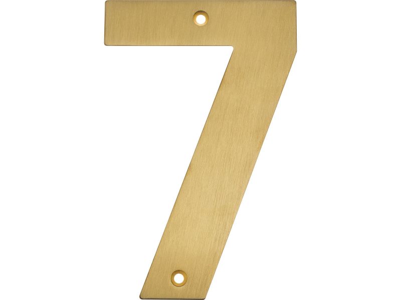 Bilde av Husnummer messing matt 150mm