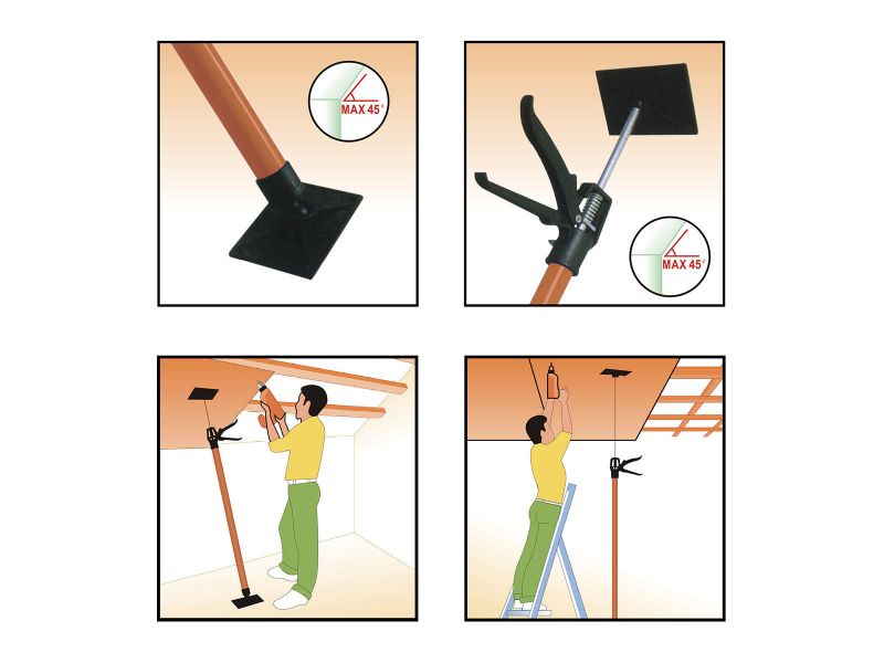 Bilde av Teleskopstøtte 115-290 cm 30 kg
