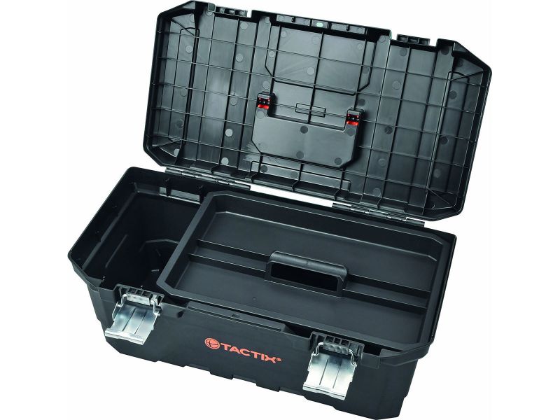 Bilde av * Verktøykasse plast 58,5 cm stålhaspe