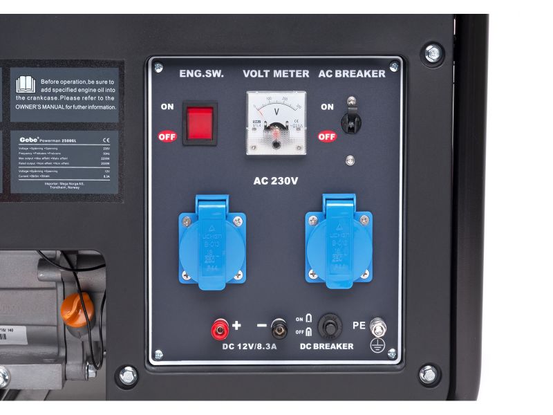 Bilde av * Strømaggregat PM 2500 GL bensin