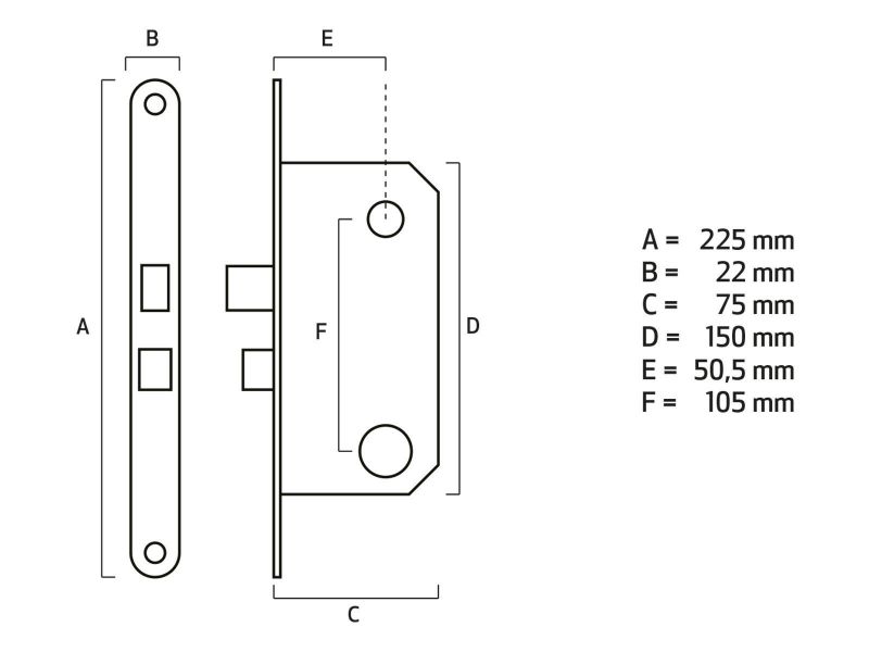 Bilde av Låskasse ytterdør 70565 elforsinket