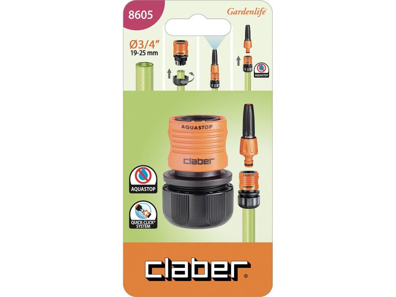 Bilde av Hurtigkobling 3/4" Aquastop (8605)