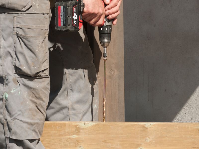 Bilde av Konstruksjonsskrue gulkromatisert senkhode ttap