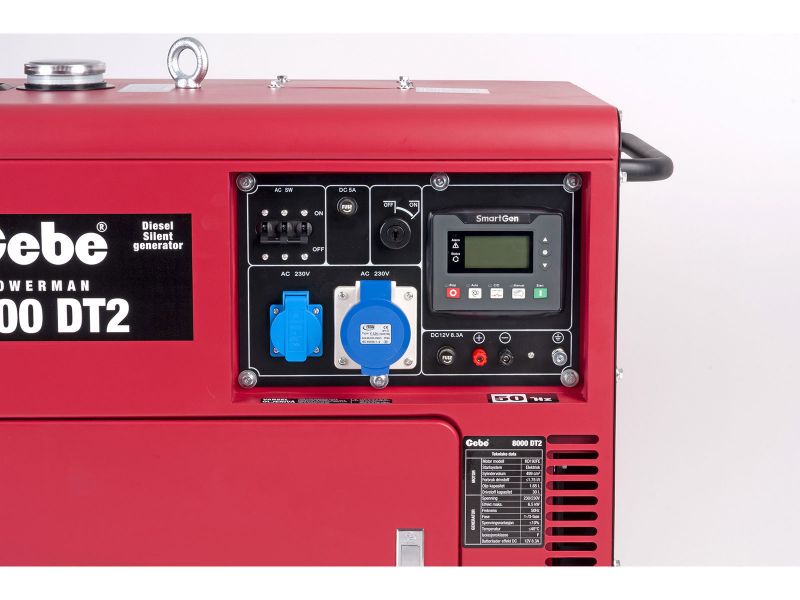 Bilde av Strømaggregat PM 8000 DT2 diesel, 230V, 6,5 kW