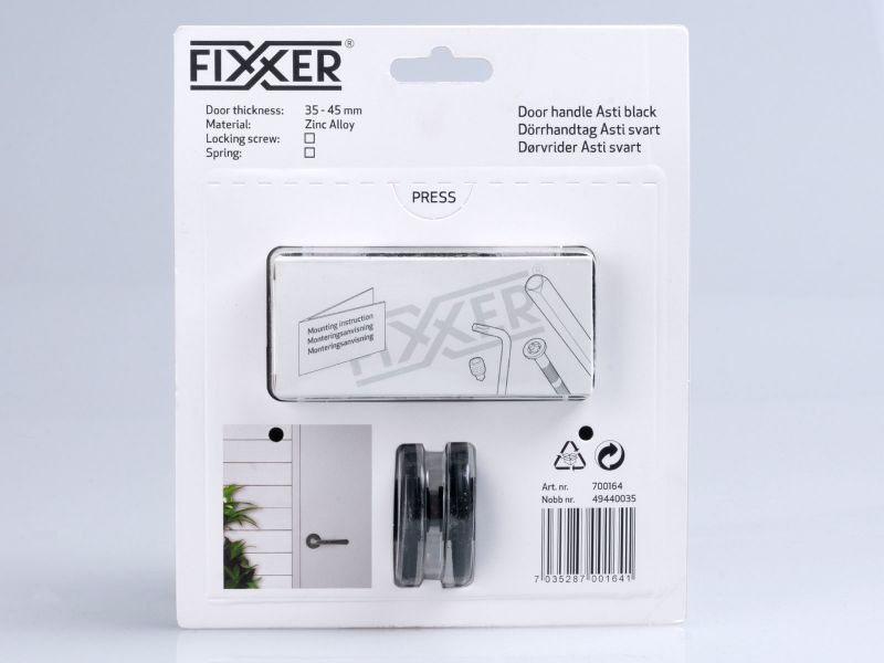 Bilde av Dørvrider Asti ZA/svart