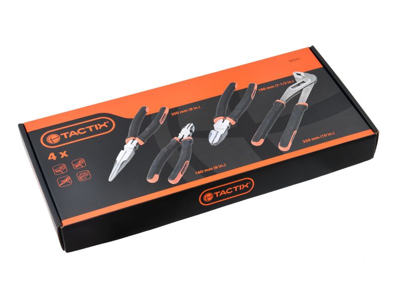 Bilde av Verktøysett f/vogn 4 deler tenger