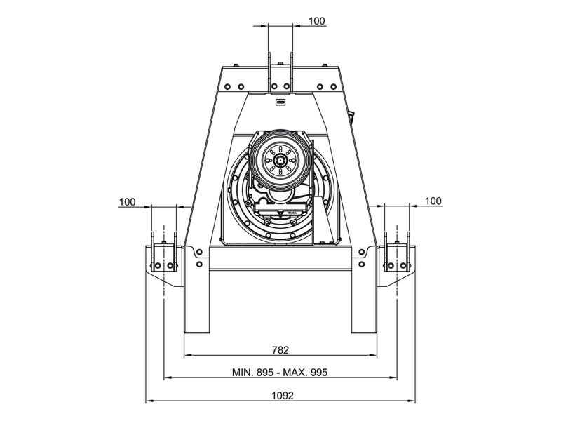 Bilde av Strømaggregat Farmer 75L 400V traktordrevet