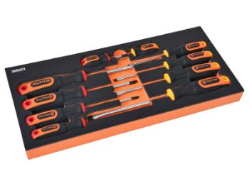 Bilde av Verktøysett f/vogn 10 deler skrutrekkere