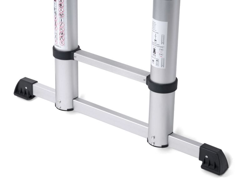 Bilde av Teleskopstige alum 3,8m 13 trinn