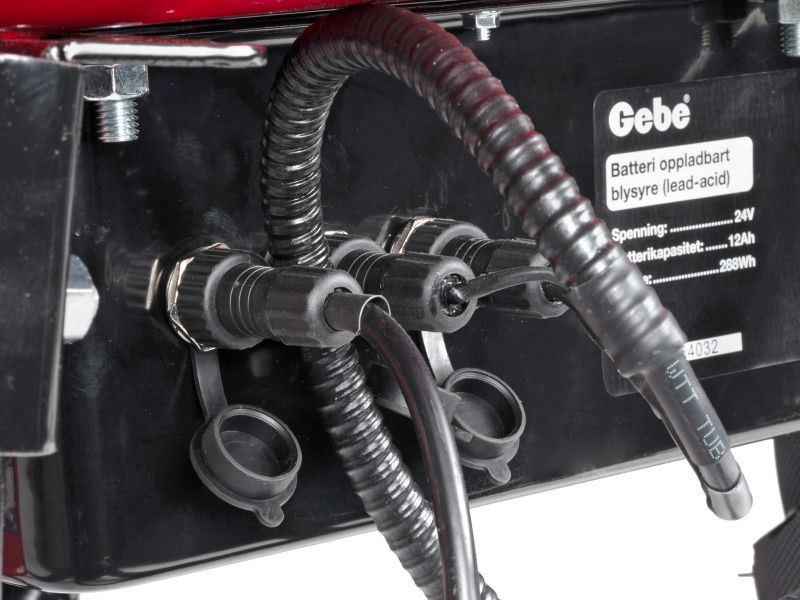 Bilde av Trillebår el TE150 80 l 150 kg 500W 24V/12Ah