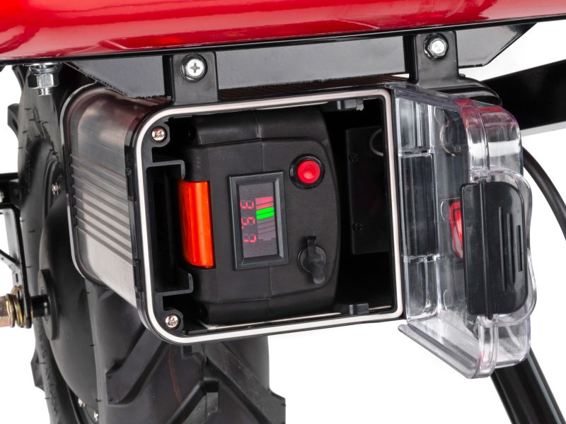 Bilde av Trillebår el TE260 100 l 260 kg 280W Li 40V/6Ah