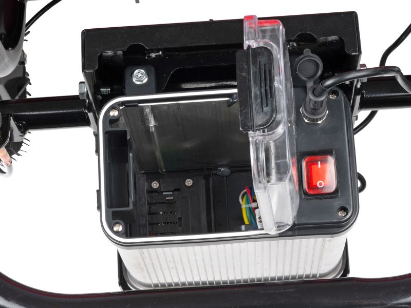 Bilde av Trillebår el TE260T 100 l 260 kg 280W Li 40V/6Ah