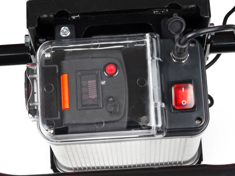 Bilde av Trillebår el TE260T 100 l 260 kg 280W Li 40V/6Ah