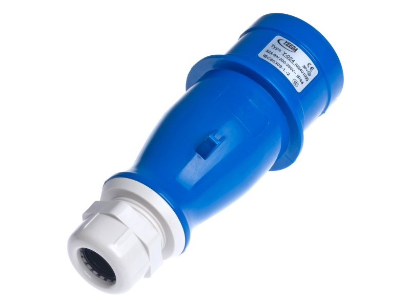 Bilde av Støpsel 32A 3P+J 230V 9h IP44