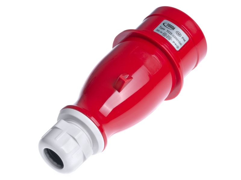 Bilde av Støpsel 32A 3P+N+J 400V 6h IP44