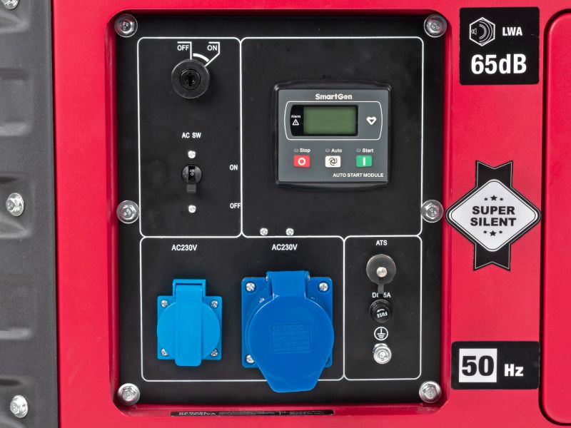 Bilde av Strømaggregat PM 9000 D/SS diesel, 230V, 7,5 kW