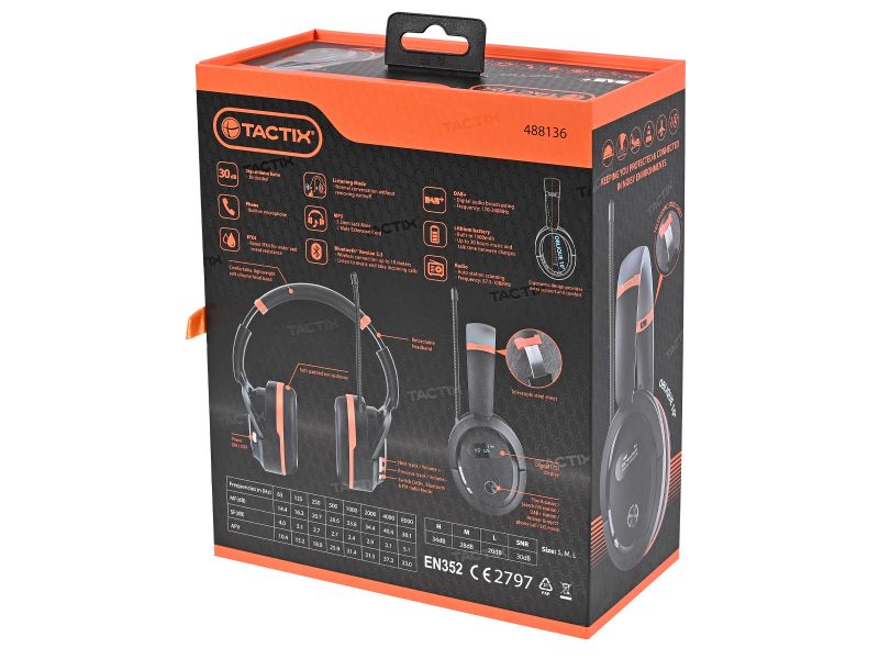 Bilde av Hørselsvern DAB+ FM Bluetooth G4,0