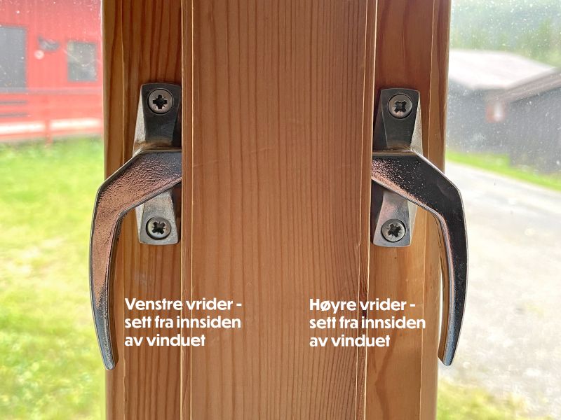 Bilde av Vindusvrider venstre (Zamak/krom)